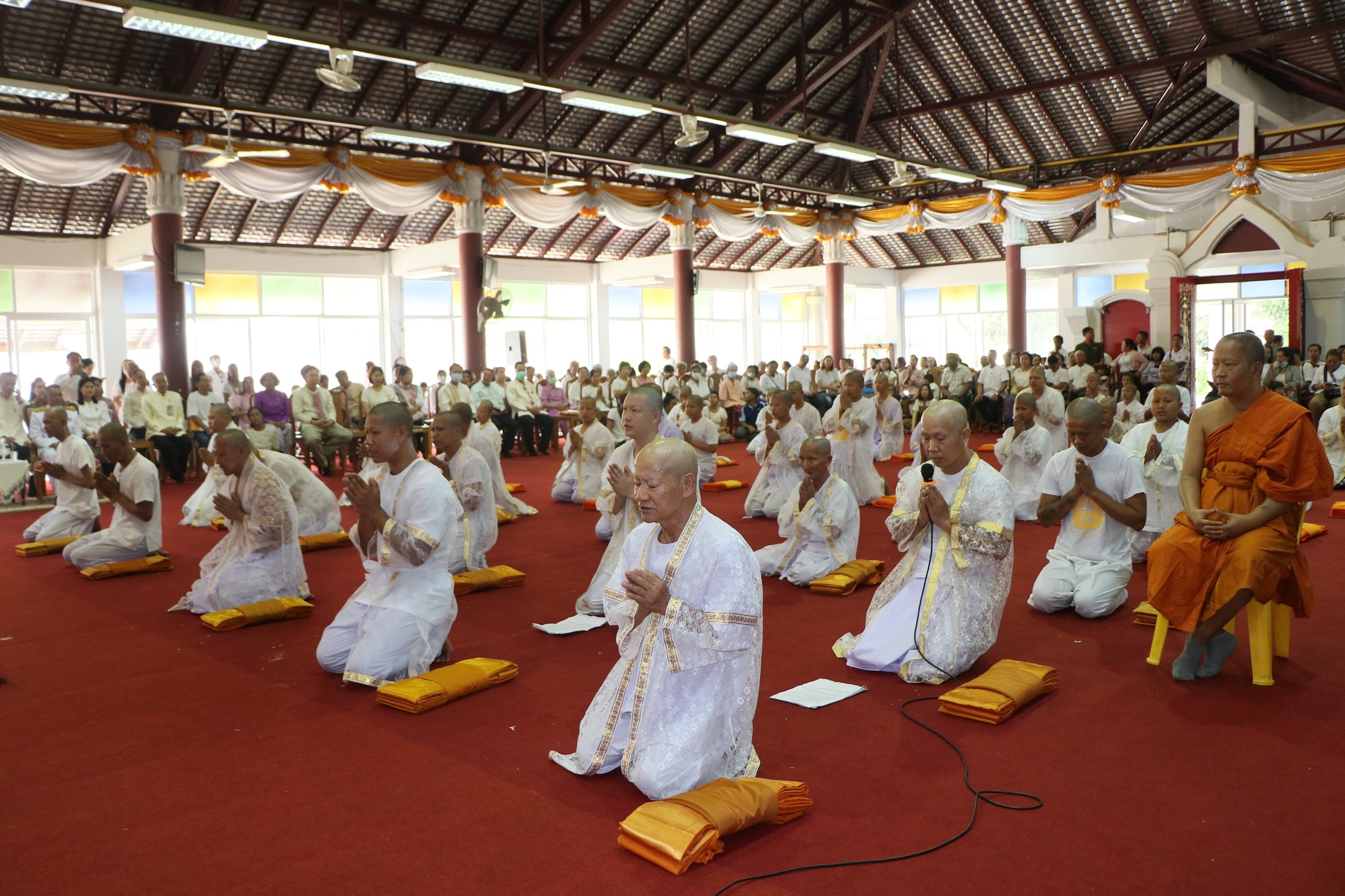 #น่านไม่เนิบ#NAN3FAST พช.น่าน ร่วมพิธีบรรพชาสามเณร เฉลิมพระเกียรติสมเด็จพระกนิษฐาธิราชเจ้า กรมสมเด็จพระเทพรัตนราชสุดาฯ สยามบรมราชกุมารี เนื่องในโอกาสทรงเจริญพระชนมายุ 70 พรรษา 2 เมษายน 2568