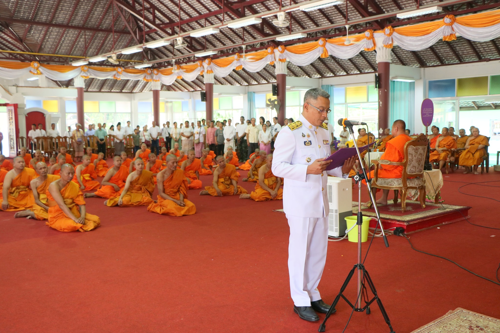 #น่านไม่เนิบ#NAN3FAST พช.น่าน ร่วมพิธีบรรพชาสามเณร เฉลิมพระเกียรติสมเด็จพระกนิษฐาธิราชเจ้า กรมสมเด็จพระเทพรัตนราชสุดาฯ สยามบรมราชกุมารี เนื่องในโอกาสทรงเจริญพระชนมายุ 70 พรรษา 2 เมษายน 2568