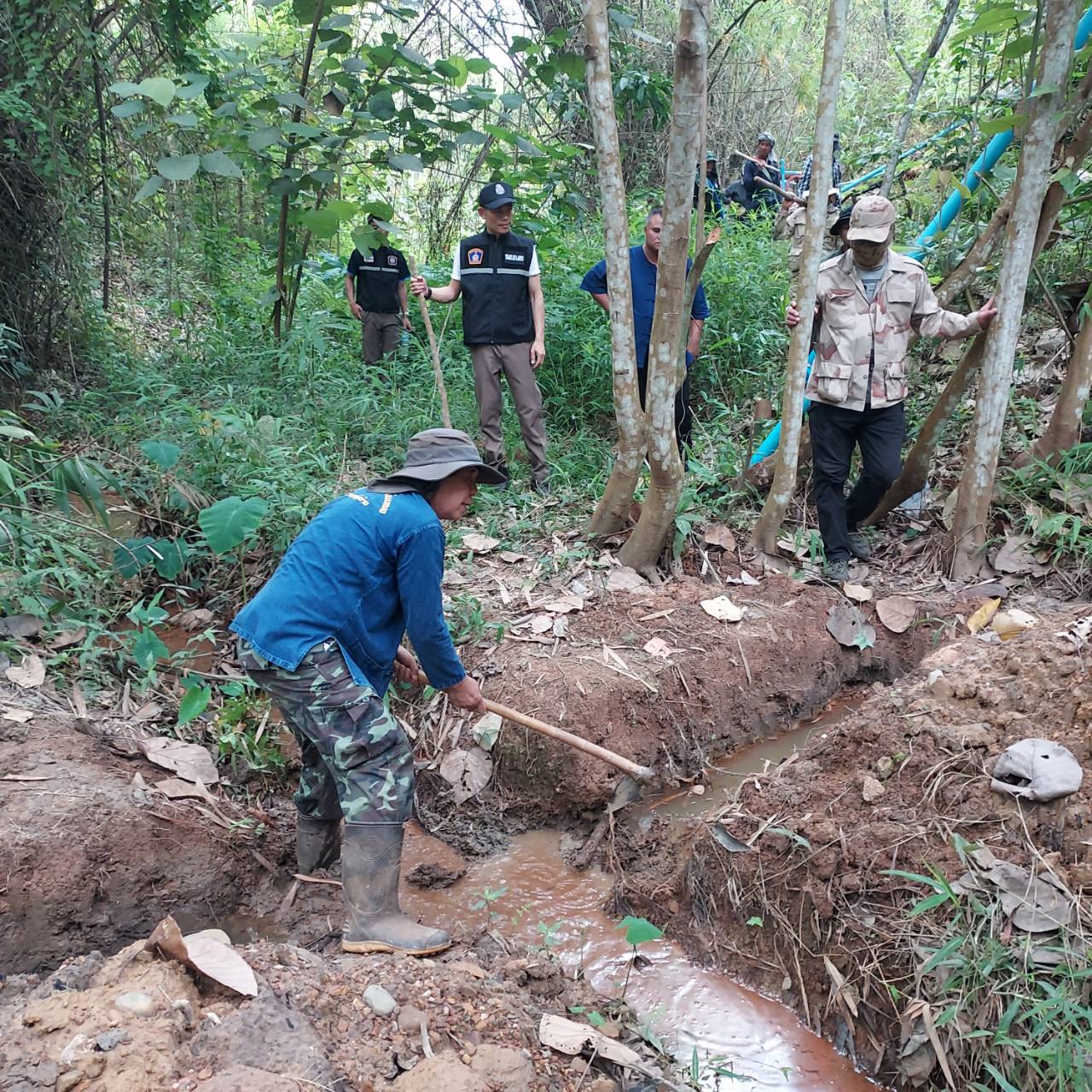 #น่านไม่เนิบ #NAN3FAST จังหวัดน่าน จัดกิจกรรมเอามื้อสามัคคี “โคก หนอง นา วิถีน่าน พอเพียงสู่ความยั่งยืน” ครั้งที่ 3/2568 ณ อำเภอทุ่งช้าง