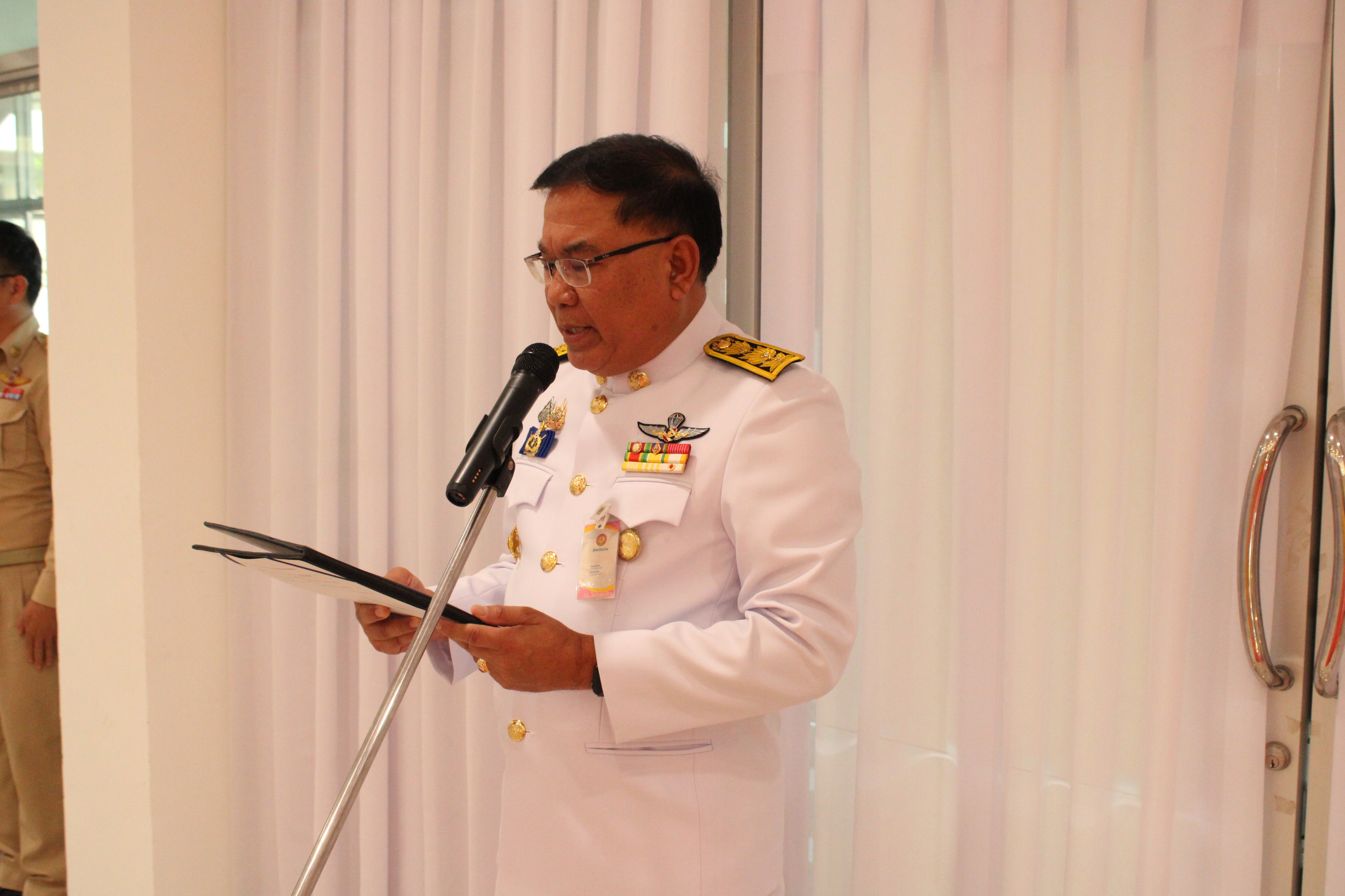 #น่านไม่เนิบ#NAN3FAST พช.น่าน ร่วมพิธีมอบเครื่องหมาย “รักษาดินแดนยิ่งชีพ” แก่ข้าราชการระดับอำนวยการสูง