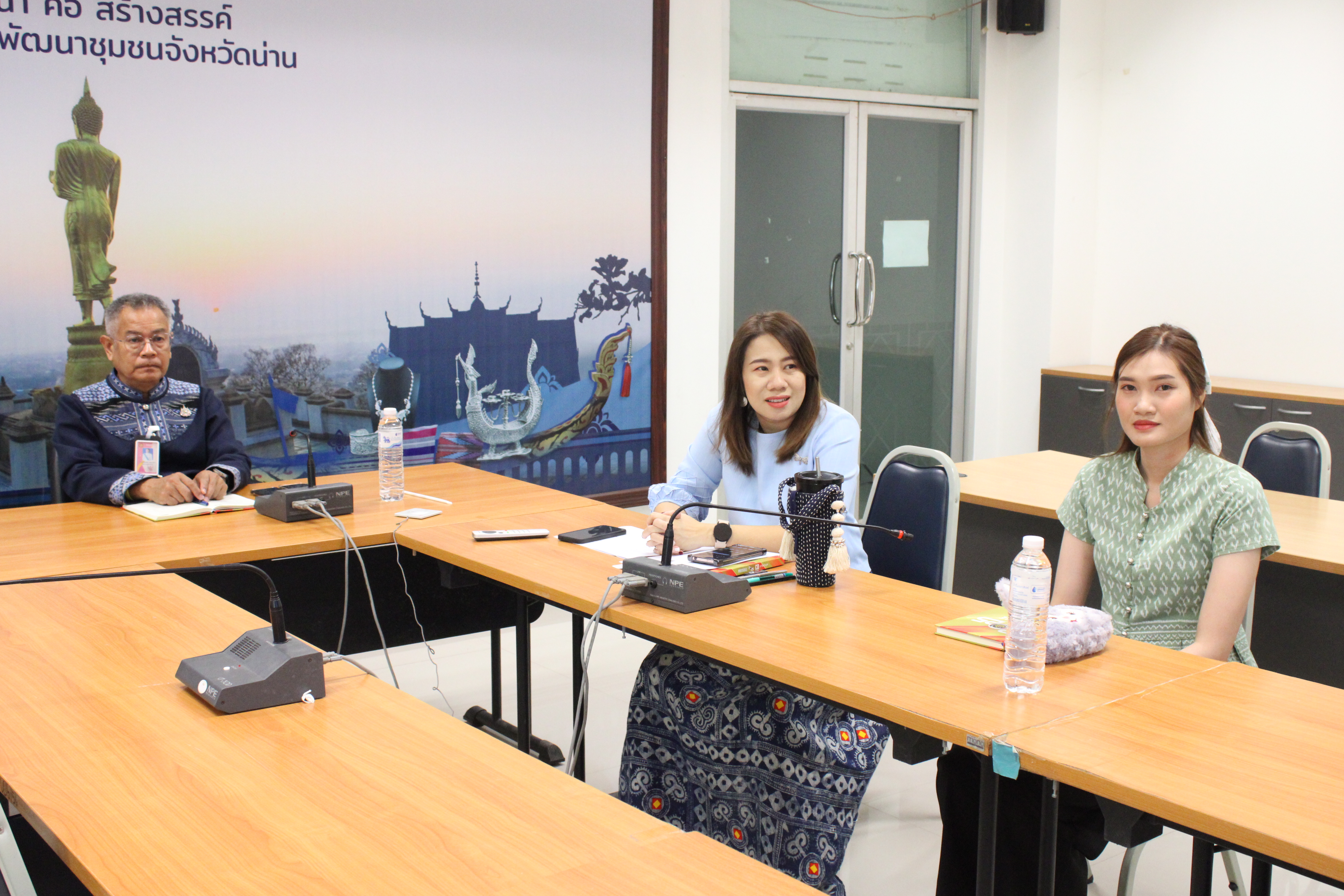 #น่านไม่เนิบ#NAN3FAST พช.น่าน ร่วมประชุมโครงการถ่ายทอดความรู้การเป็นพี่เลี้ยงพัฒนากร ผ่านระบบวีดิทัศน์ทางไกล (Conference)