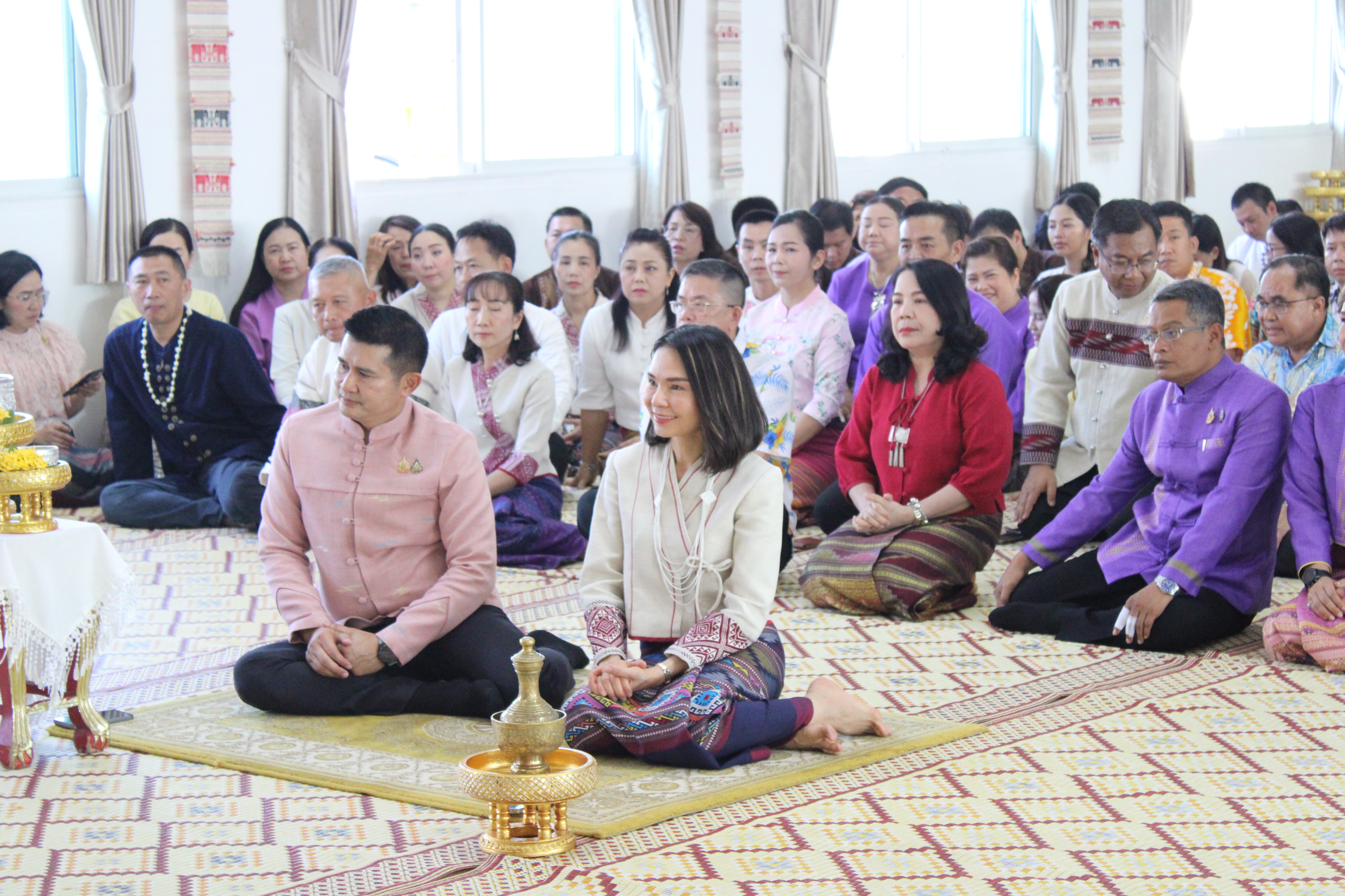 #น่านไม่เนิบ#NAN3FAST พช.น่าน ร่วมพิธีสูมาคารวะ สรงน้ำขอพร เจ้าคณะจังหวัดน่าน และคณะพระเถรานุเถระชั้นผู้ใหญ่จังหวัดน่าน เนื่องในเทศกาลสงกรานต์ ประจำปี 2568