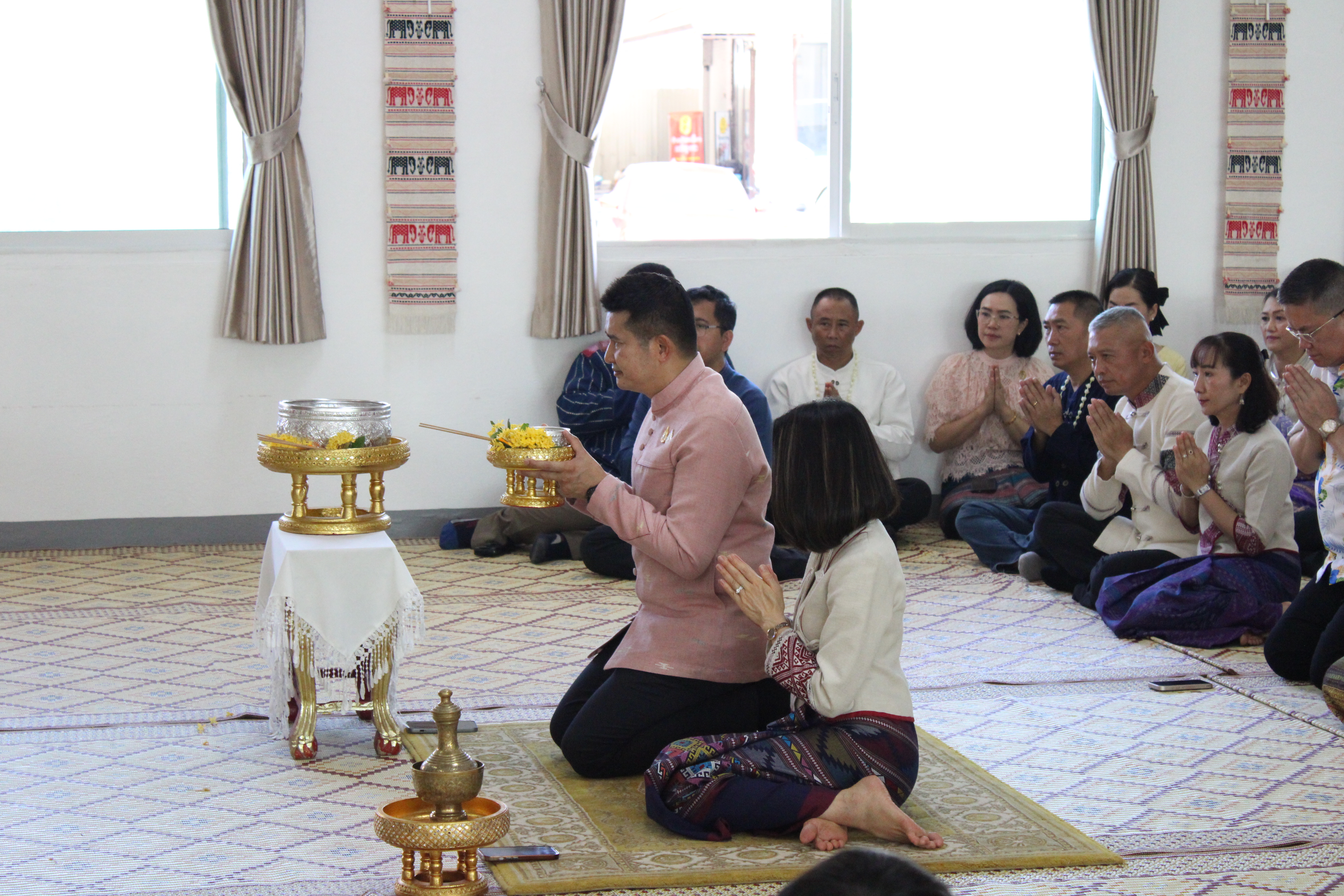 #น่านไม่เนิบ#NAN3FAST พช.น่าน ร่วมพิธีสูมาคารวะ สรงน้ำขอพร เจ้าคณะจังหวัดน่าน และคณะพระเถรานุเถระชั้นผู้ใหญ่จังหวัดน่าน เนื่องในเทศกาลสงกรานต์ ประจำปี 2568