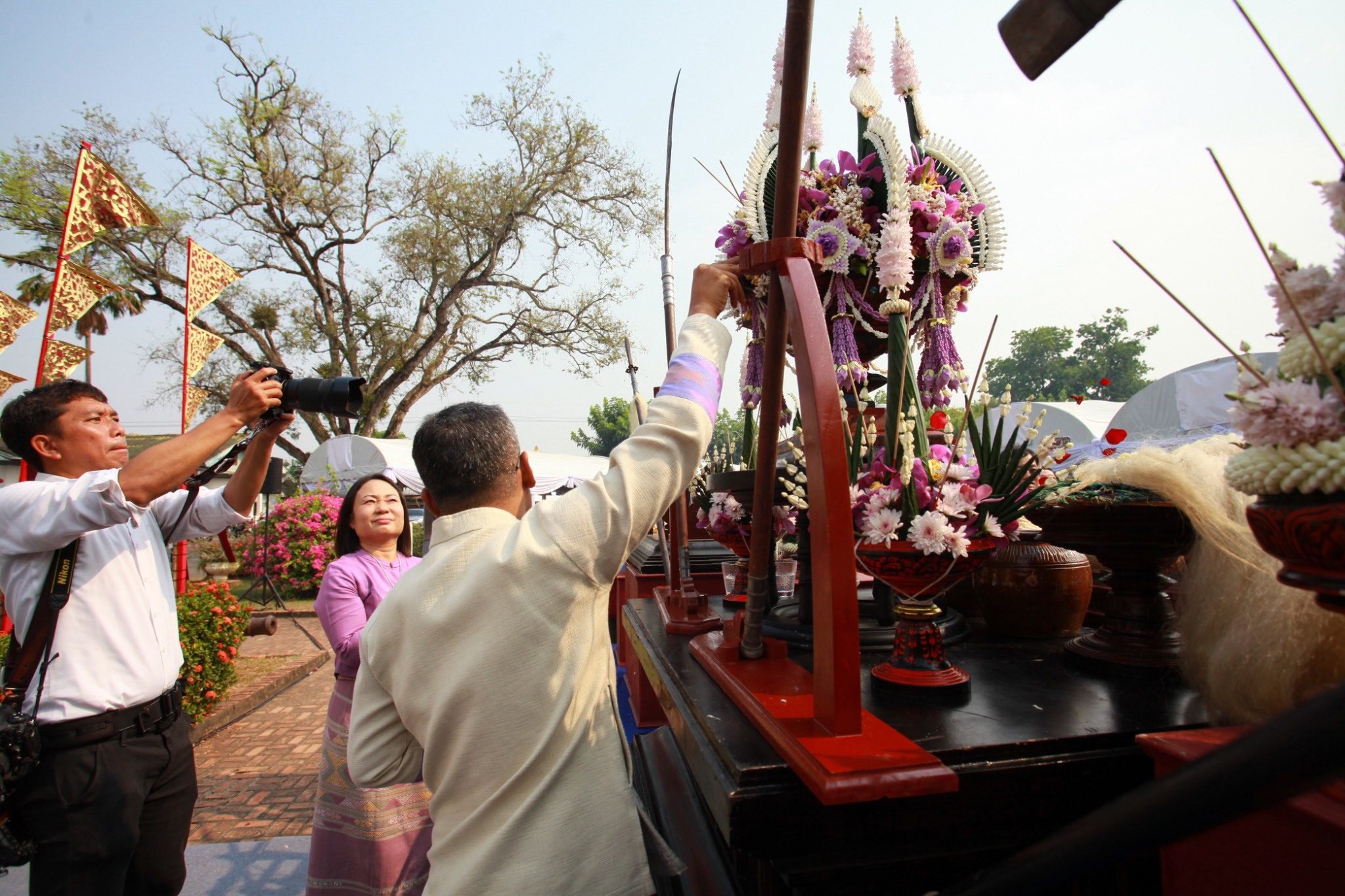 #น่านไม่เนิบ#NAN3FAST พัฒนาชุมชนน่าน ร่วมพิธีบวงสรวง เจริญพุทธมนต์ น้อมรำลึกพระมหากรุณาธิคุณเจ้าผู้ครองนครน่าน