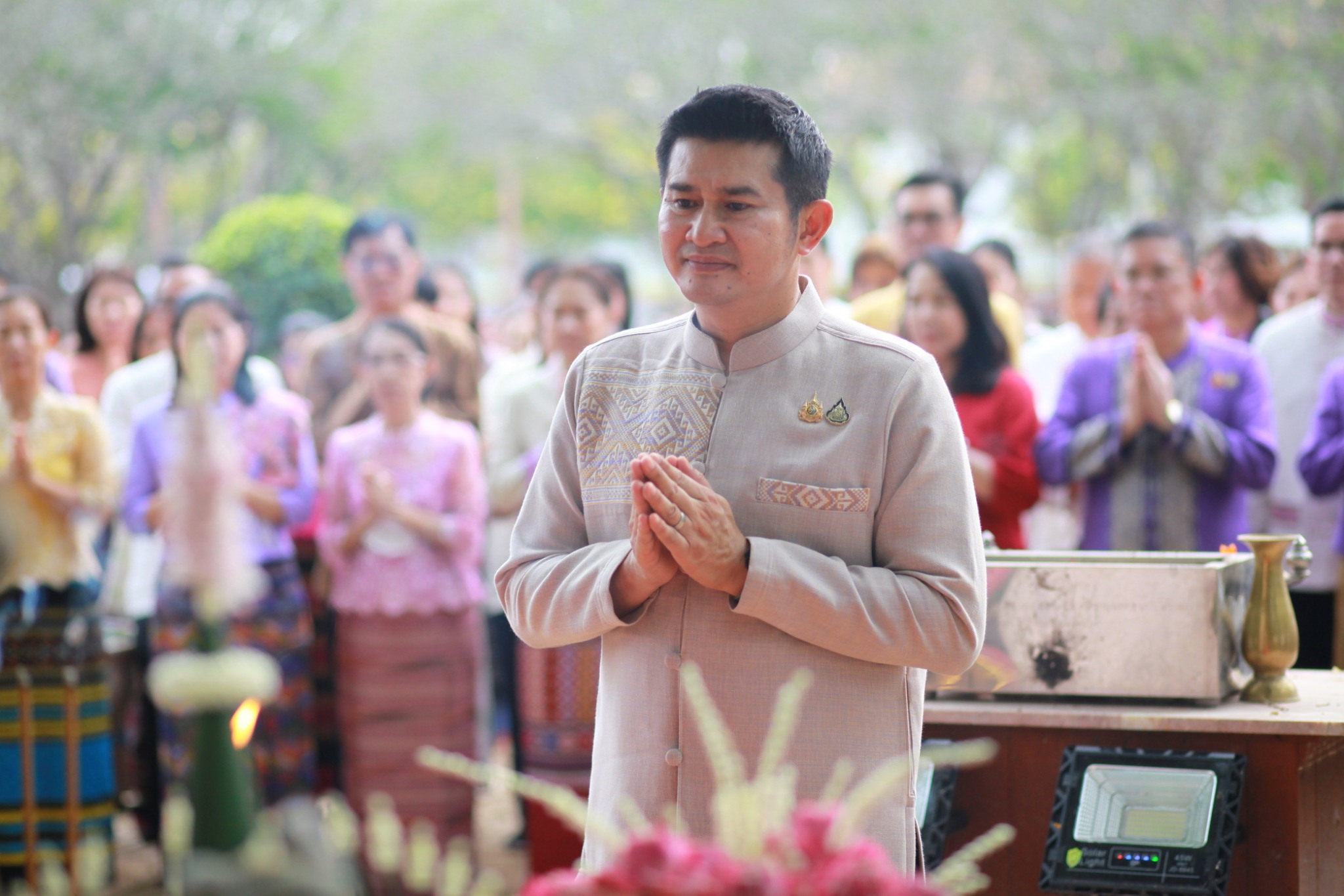 #น่านไม่เนิบ#NAN3FAST พัฒนาชุมชนน่าน ร่วมพิธีบวงสรวง เจริญพุทธมนต์ น้อมรำลึกพระมหากรุณาธิคุณเจ้าผู้ครองนครน่าน