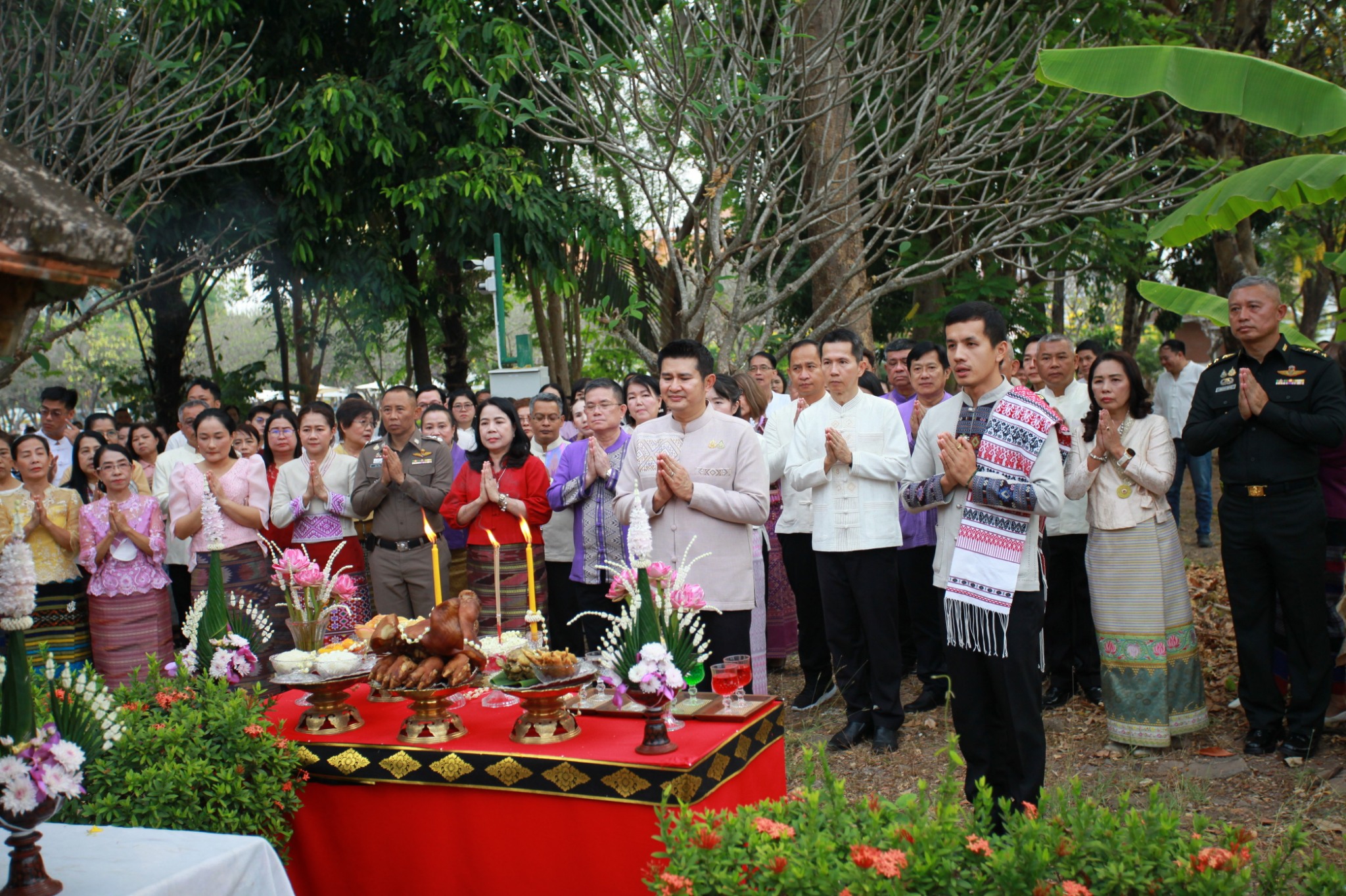 #น่านไม่เนิบ#NAN3FAST พัฒนาชุมชนน่าน ร่วมพิธีบวงสรวง เจริญพุทธมนต์ น้อมรำลึกพระมหากรุณาธิคุณเจ้าผู้ครองนครน่าน