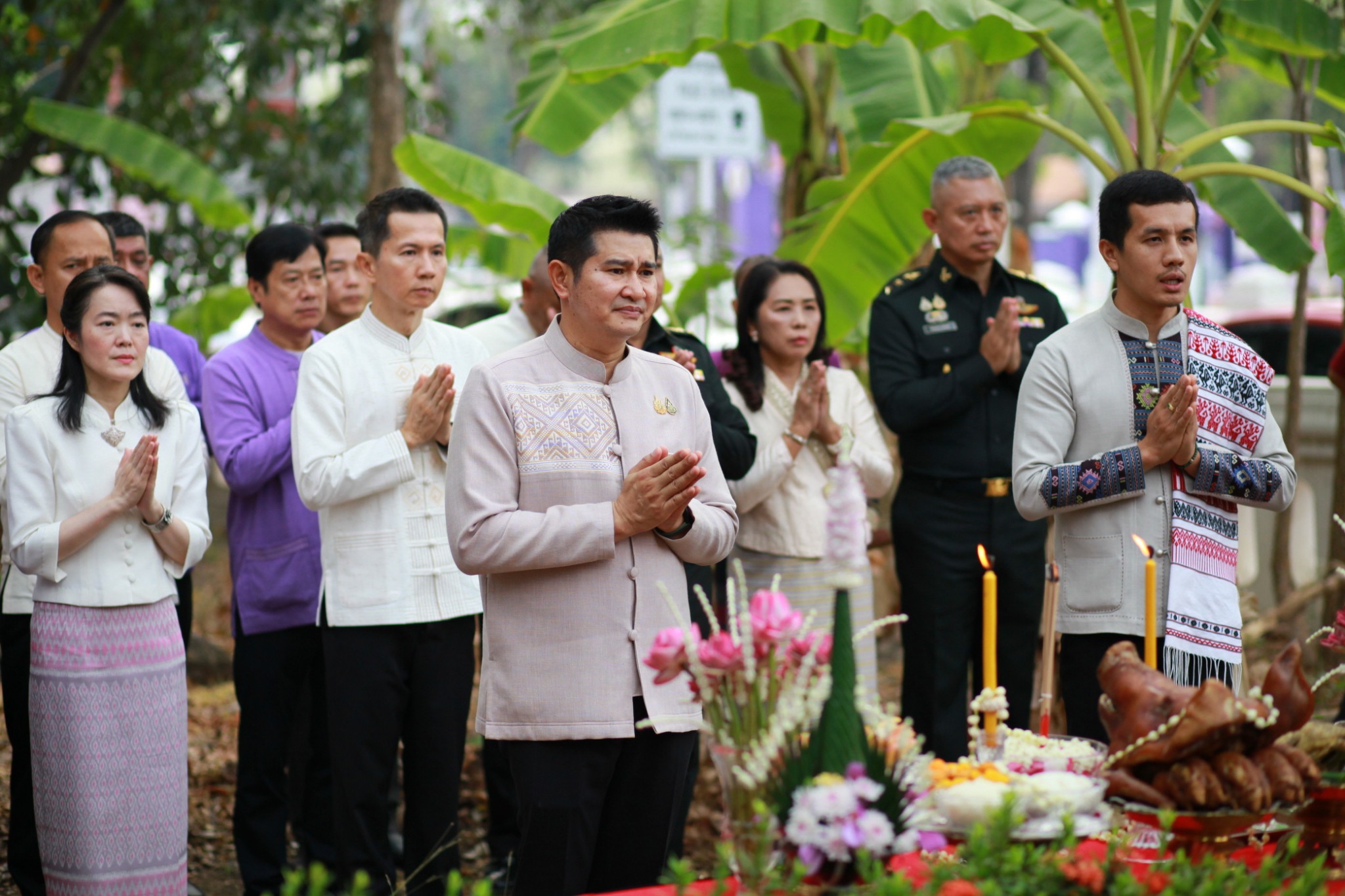#น่านไม่เนิบ#NAN3FAST พัฒนาชุมชนน่าน ร่วมพิธีบวงสรวง เจริญพุทธมนต์ น้อมรำลึกพระมหากรุณาธิคุณเจ้าผู้ครองนครน่าน