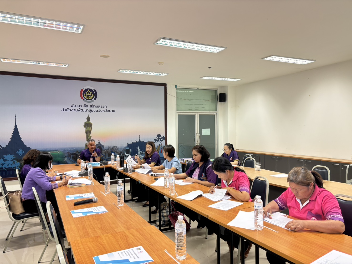 #น่านไม่เนิบ#NAN3FAST พช.น่าน ประชุมคณะกรรมการสืบหาหลักทรัพย์หรือทรัพย์สินของลูกหนี้ตามคำพิพากษา ครั้งที่ 1/2568