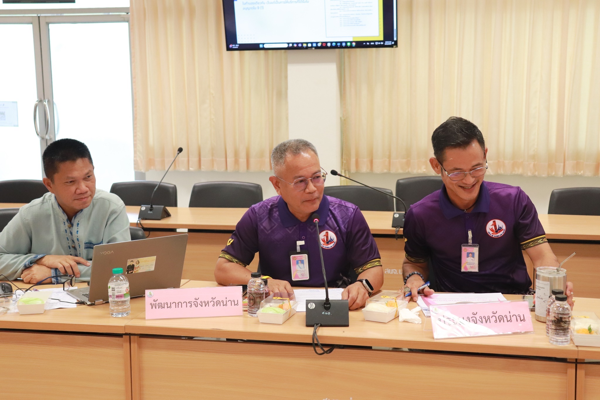 พช.น่าน ร่วมแถลงข่าวประจำเดือน เพื่อสื่อสารและประชาสัมพันธ์ผลการดำเนินงาน ตามนโยบายและแผนพัฒนาจังหวัด ประจำเดือนพฤษภาคม 2568