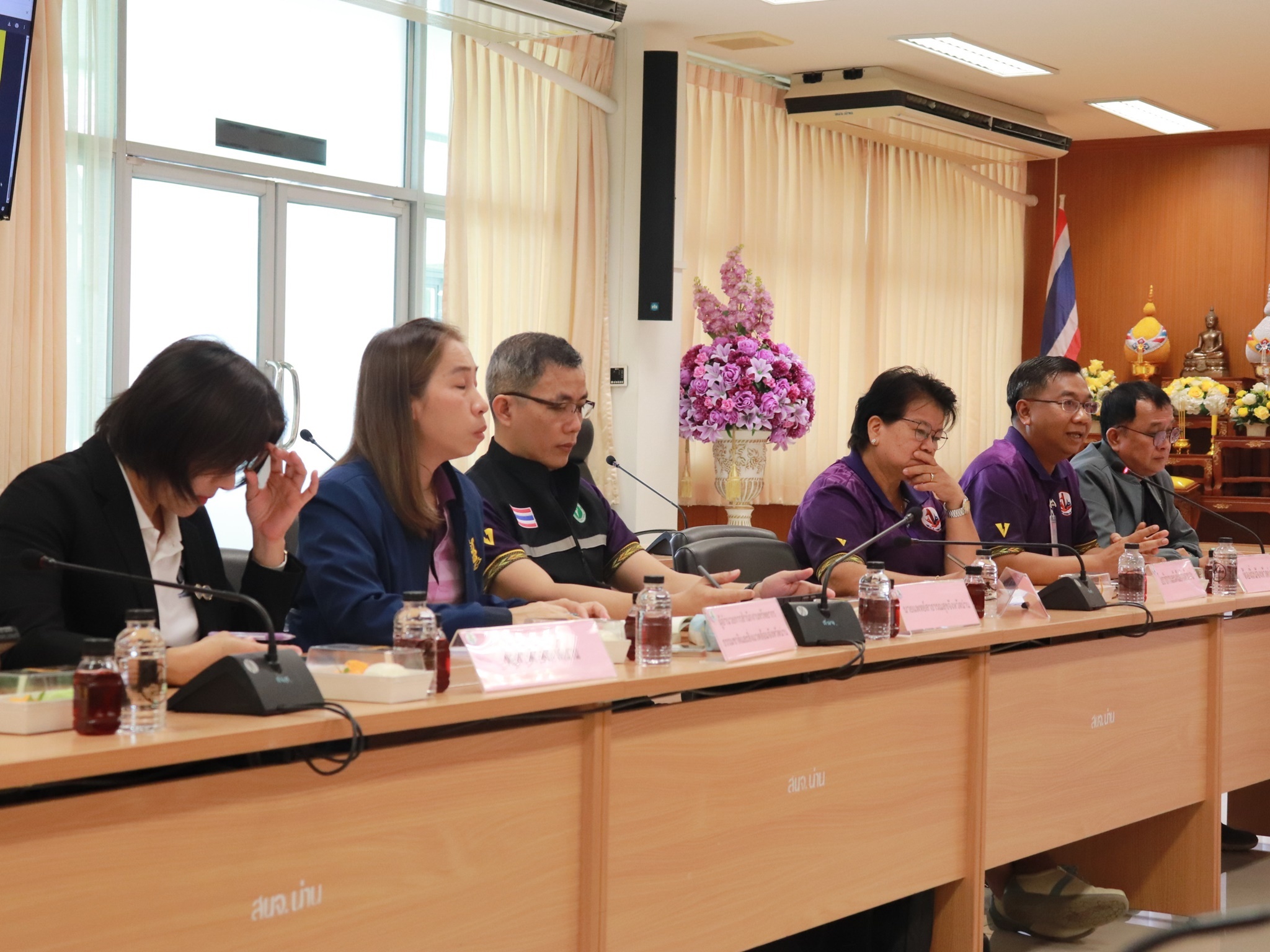 พช.น่าน ร่วมแถลงข่าวประจำเดือน เพื่อสื่อสารและประชาสัมพันธ์ผลการดำเนินงาน ตามนโยบายและแผนพัฒนาจังหวัด ประจำเดือนพฤษภาคม 2568