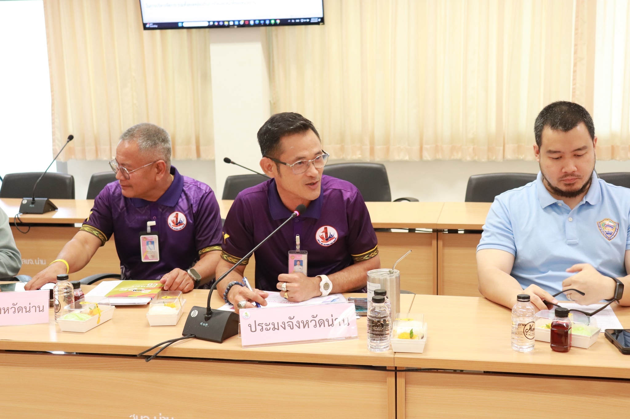 พช.น่าน ร่วมแถลงข่าวประจำเดือน เพื่อสื่อสารและประชาสัมพันธ์ผลการดำเนินงาน ตามนโยบายและแผนพัฒนาจังหวัด ประจำเดือนพฤษภาคม 2568