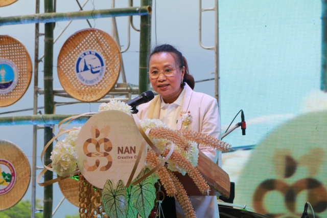 พช.น่าน ร่วมพิธีเปิดงานน่าน Green Craft “ฮัมฝนมนต์เสน่ห์น่าน”  สัมผัสมนต์เสน่ห์ของน่านในฤดูฝน