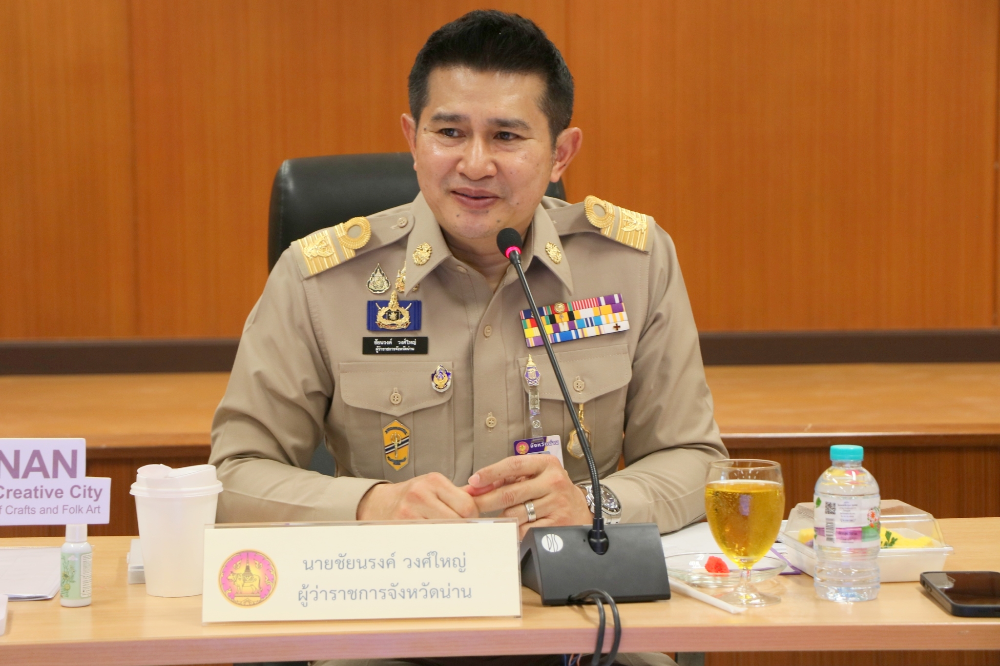 พัฒนาการจังหวัดน่าน เข้าร่วมประชุมคณะกรรมการจังหวัดน่าน และหัวหน้าส่วนราชการจังหวัดน่าน ประจำเดือนพฤษภาคม 2568 รับนโยบาย-ข้อสั่งการจากผู้ว่าราชการจังหวัด