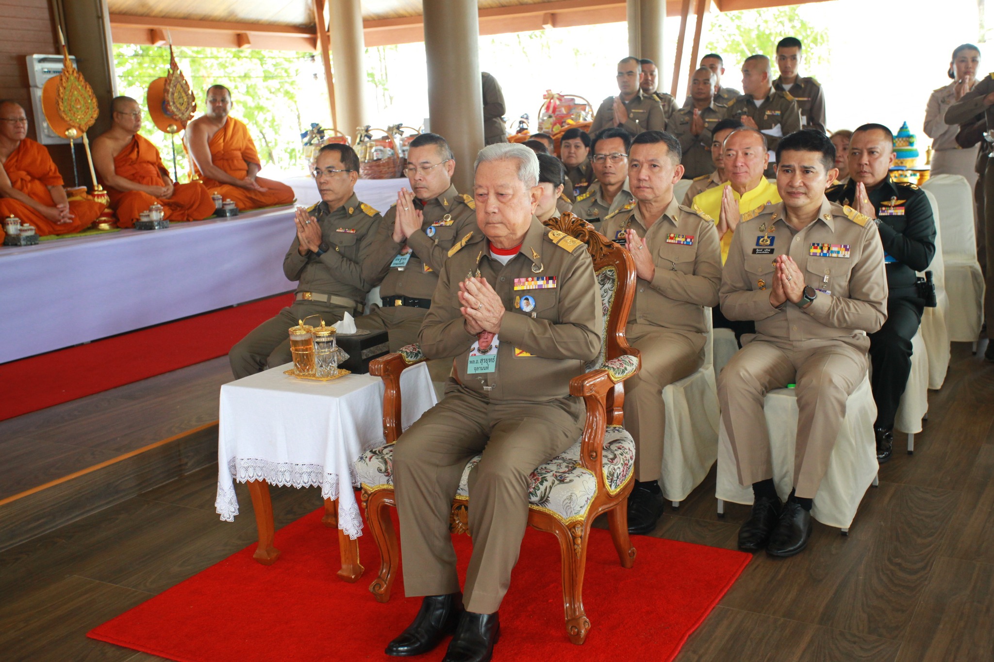 พช.น่าน ร่วมพิธีเปิดศาลาปฏิบัติธรรมพระธรรมจาริก เฉลิมพระเกียรติพระบาทสมเด็จพระเจ้าอยู่หัว เนื่องในโอกาสพระราชพิธีมหามงคลเฉลิมพระชนมพรรษา 6 รอบ 28 กรกฎาคม 2567 โดยโครงการทุนเล่าเรียนหลวงสำหรับพระสงฆ์