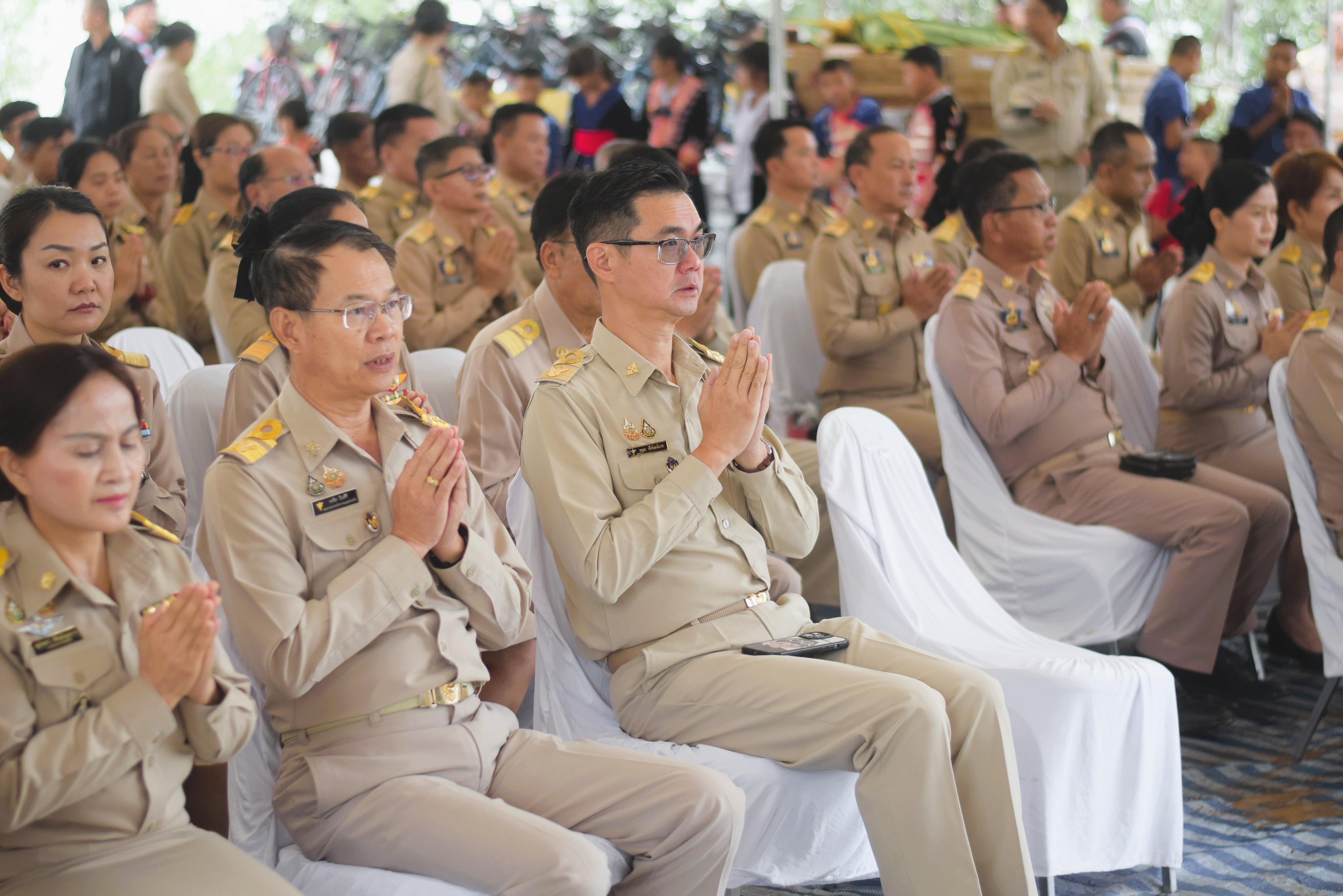 พช.น่าน ร่วมพิธีเปิดศาลาปฏิบัติธรรมพระธรรมจาริก เฉลิมพระเกียรติพระบาทสมเด็จพระเจ้าอยู่หัว เนื่องในโอกาสพระราชพิธีมหามงคลเฉลิมพระชนมพรรษา 6 รอบ 28 กรกฎาคม 2567 โดยโครงการทุนเล่าเรียนหลวงสำหรับพระสงฆ์