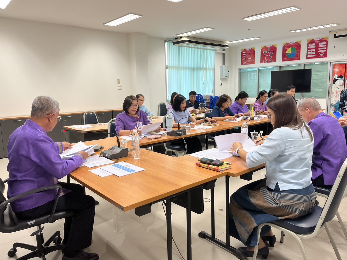 #น่านไม่เนิบ #NAN3FAST พช.น่าน ประชุมผู้อำนวยการกลุ่มงาน และนักวิชาการพัฒนาชุมชน เพื่อวางแผนขับเคลื่อนงานพัฒนาชุมชน ประจำเดือนเมษายน 2568