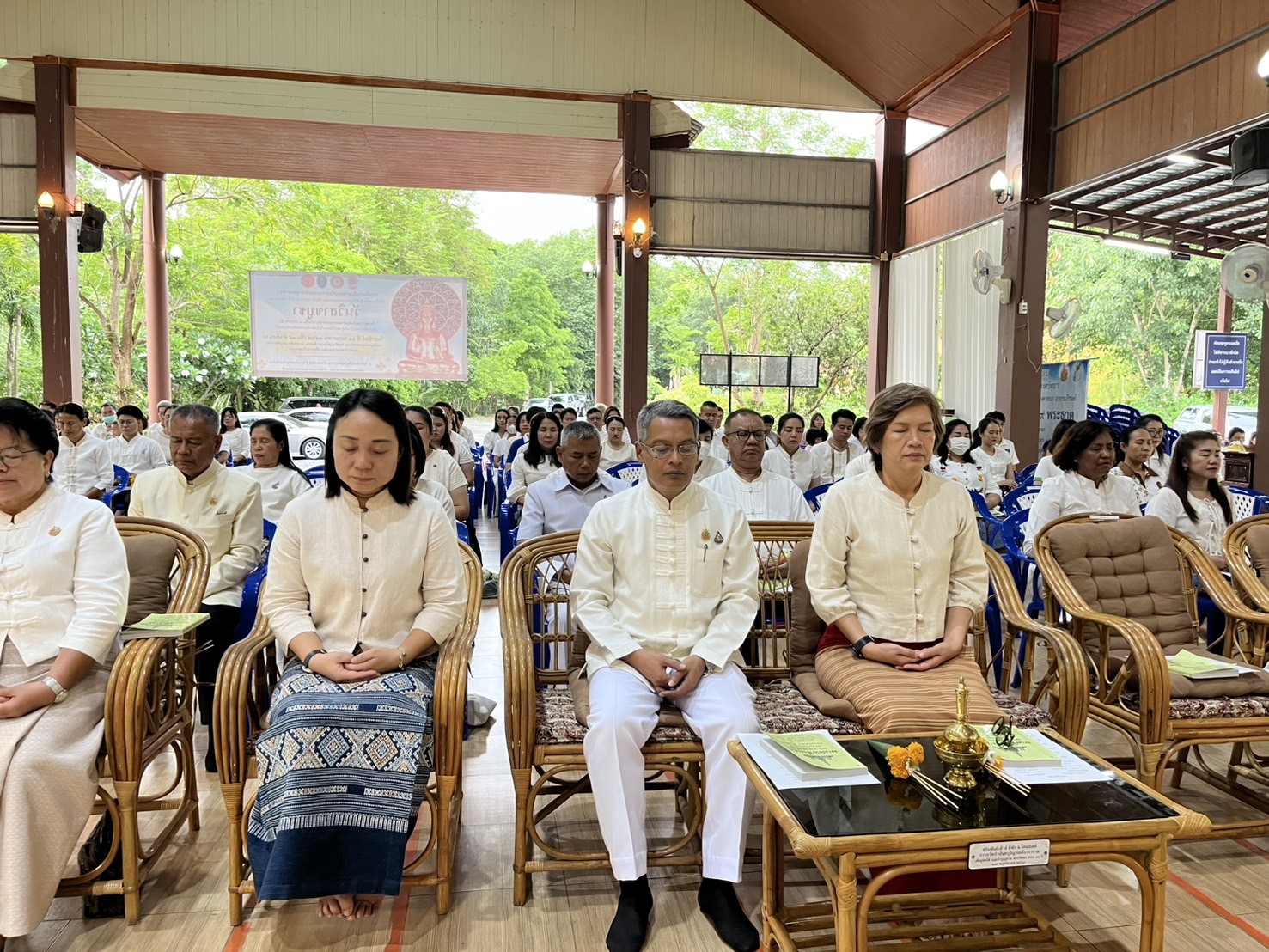 พัฒนาชุมชนน่าน ร่วมพิธีเจริญพระพุทธมนต์และเวียนเทียน เนื่องในวันวิสาขบูชา ประจำปี 2568 ณ วัดป่านันทบุรีญาณสังวราราม