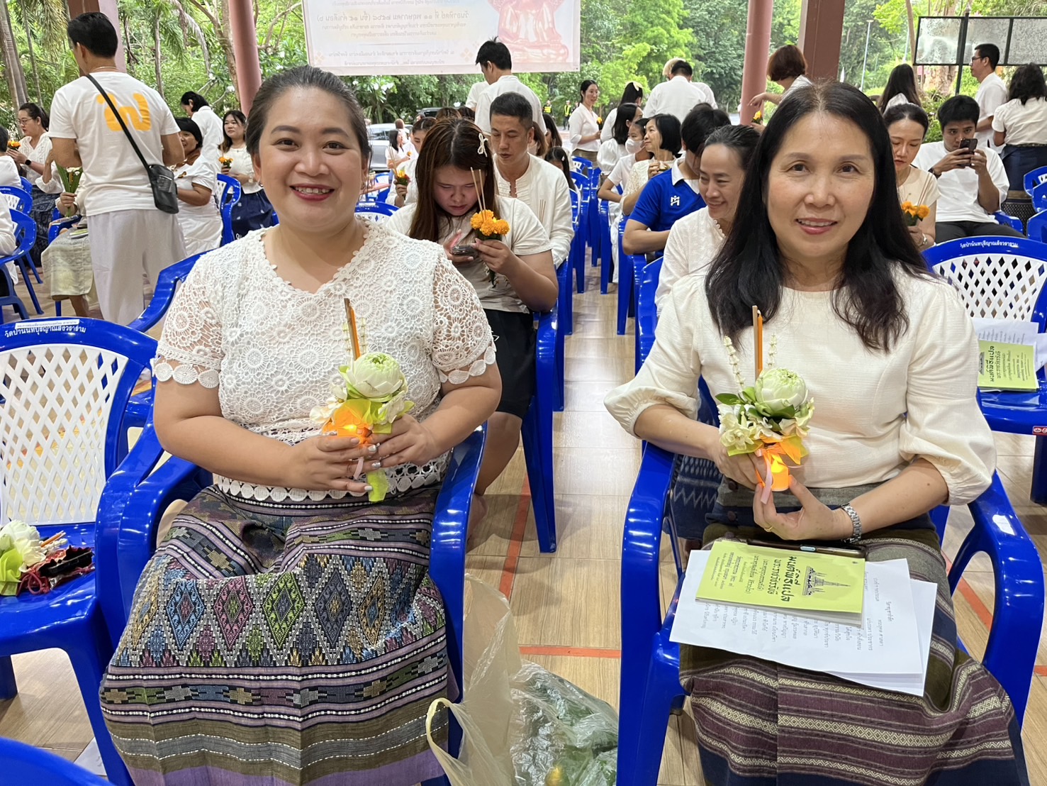 พัฒนาชุมชนน่าน ร่วมพิธีเจริญพระพุทธมนต์และเวียนเทียน เนื่องในวันวิสาขบูชา ประจำปี 2568 ณ วัดป่านันทบุรีญาณสังวราราม