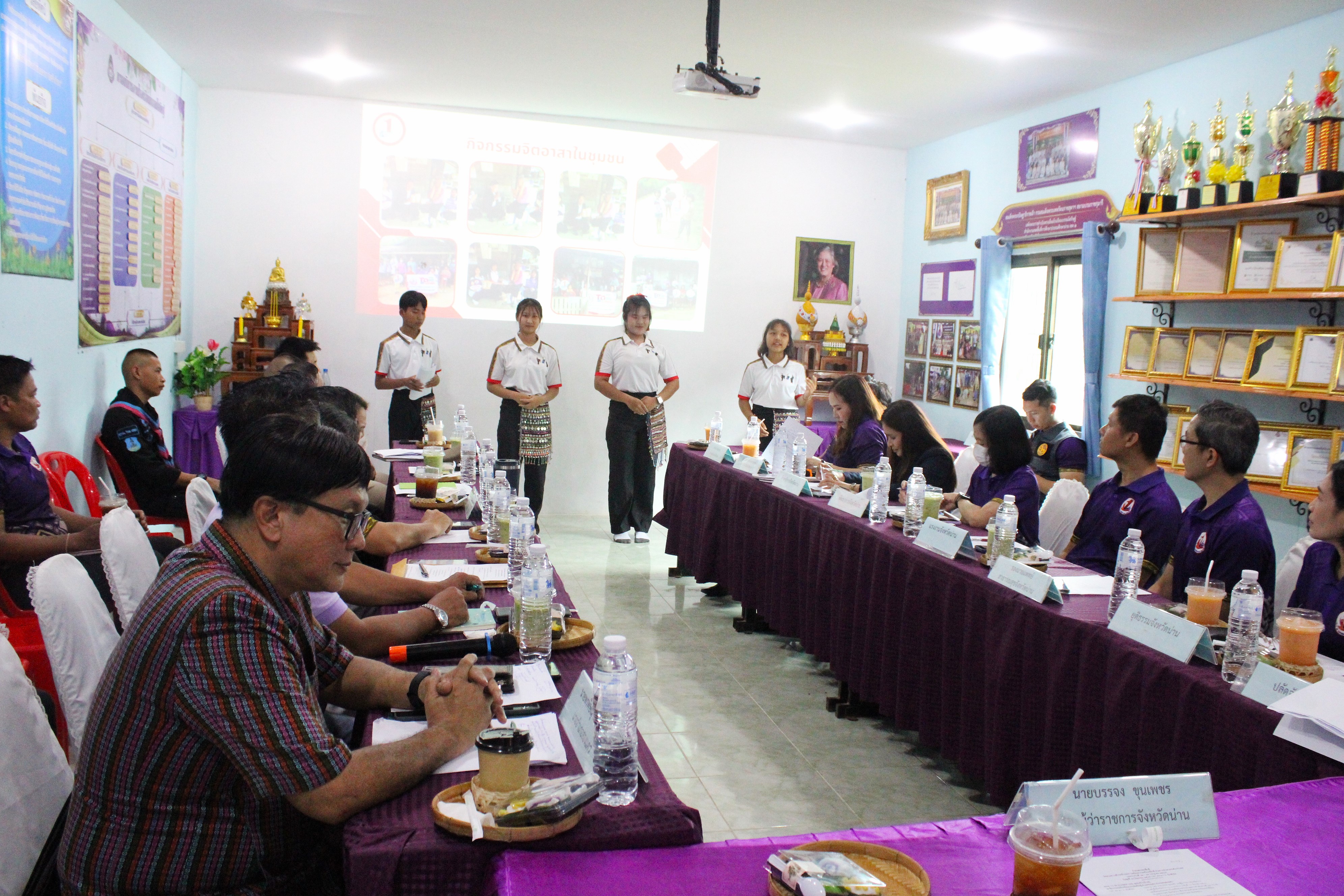 จังหวัดน่าน ติดตามความก้าวหน้า ชมรม “TO BE NUMBER ONE ชุมชนบ้านน้ำหลุ” เตรียมเสนอระดับประเทศ