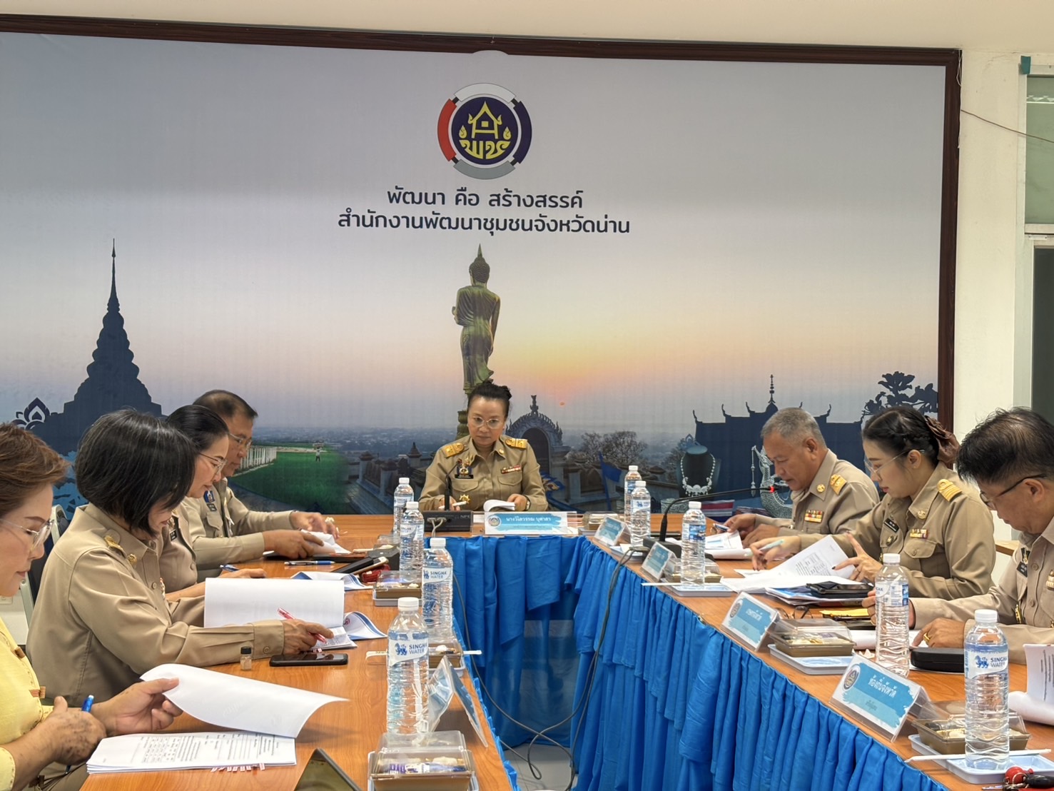 จังหวัดน่าน ประชุมคณะอนุกรรมการบริหารกองทุนพัฒนาบทบาทสตรีระดับจังหวัด จังหวัดน่าน ครั้งที่ 4/2568 ขับเคลื่อนการบริหารจัดการกองทุนสตรีอย่างยั่งยืน