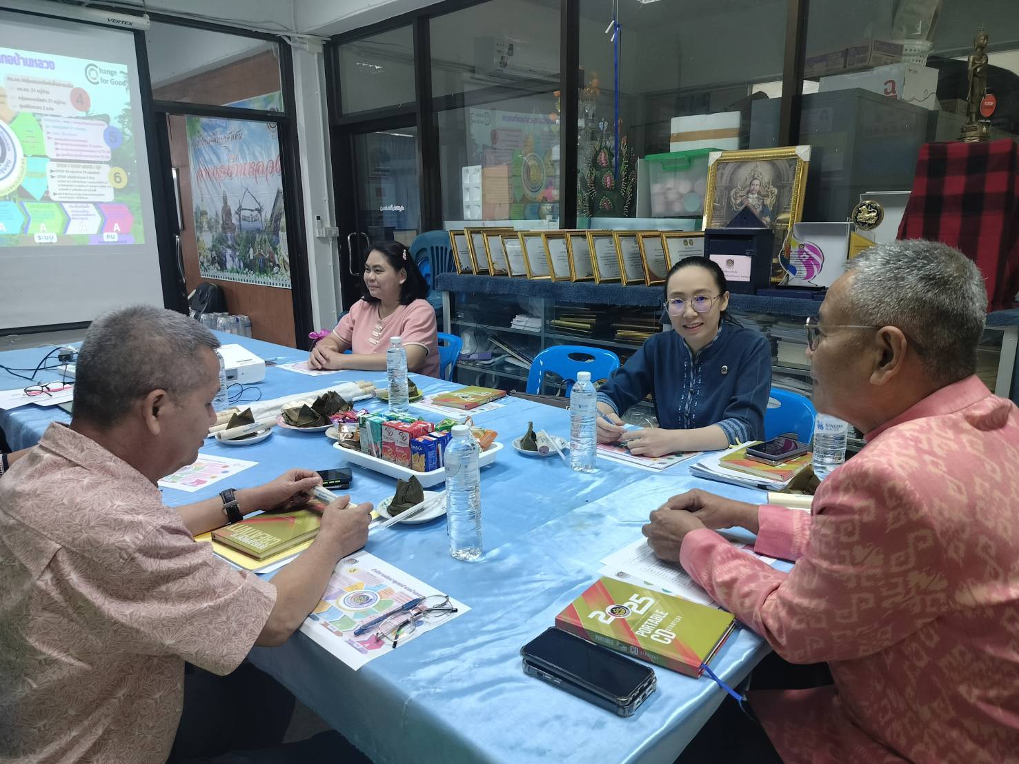 พช.น่าน ลงพื้นที่นิเทศ ติดตาม และสนับสนุนการดำเนินงานพัฒนาชุมชนอำเภอบ้านหลวง