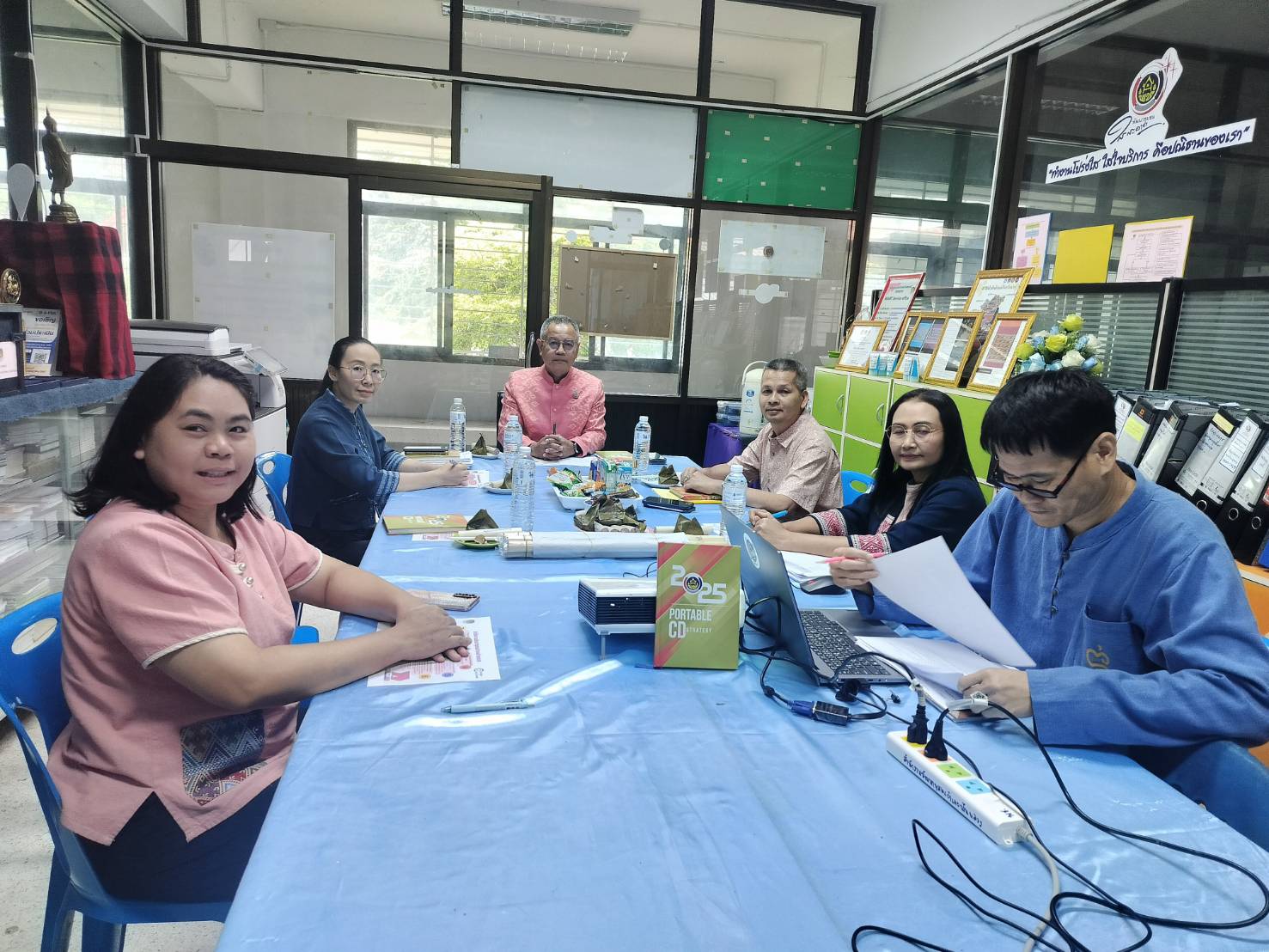 พช.น่าน ลงพื้นที่นิเทศ ติดตาม และสนับสนุนการดำเนินงานพัฒนาชุมชนอำเภอบ้านหลวง