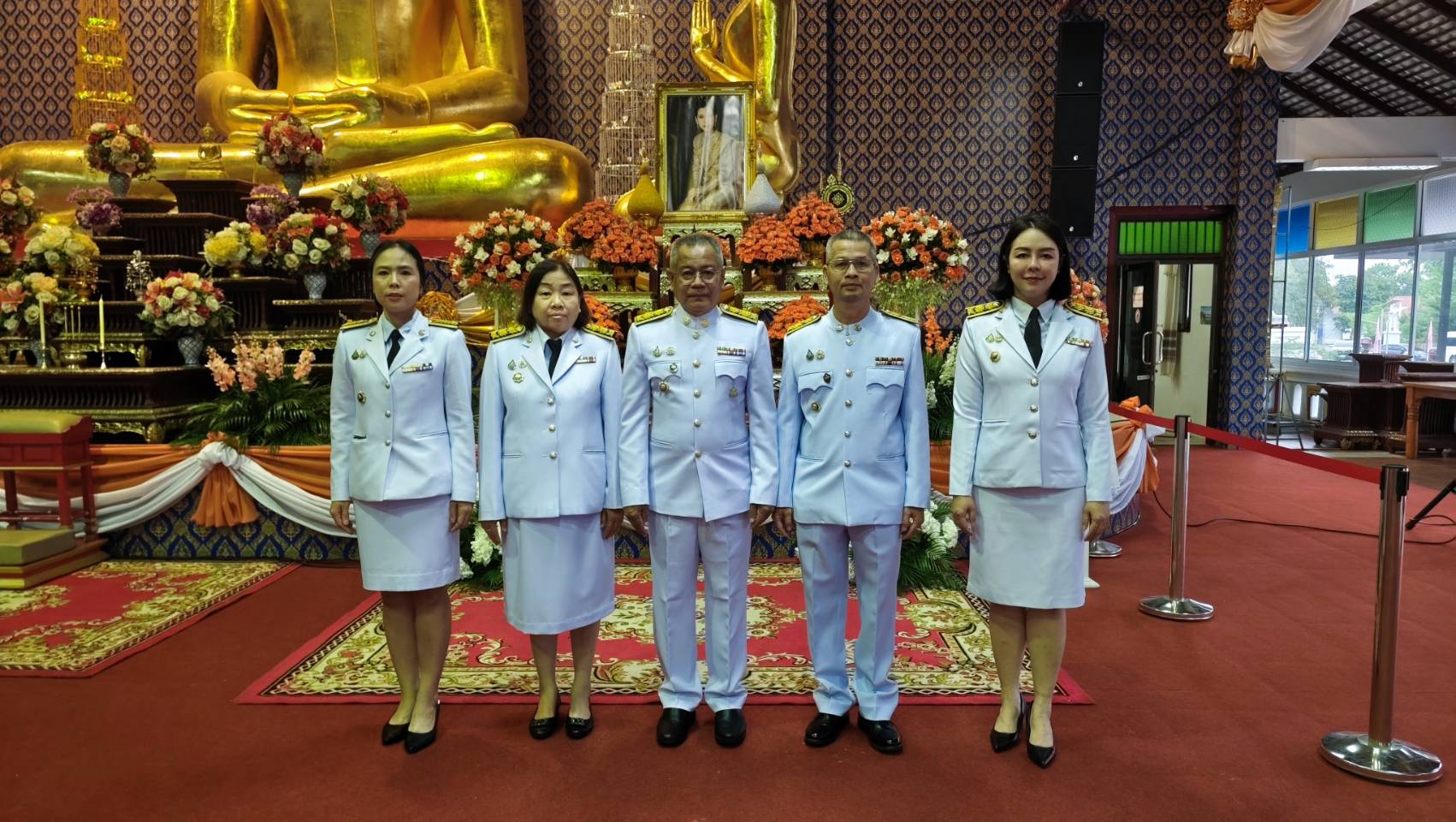 พช.น่าน ร่วมพิธีเจริญพระพุทธมนต์และถวายพระพรชัยมงคลสมเด็จพระเจ้าน้องนางเธอ เจ้าฟ้าจุฬาภรณวลัยลักษณ์ อัครราชกุมารี กรมพระศรีสวางควัฒน วรขัตติยราชนารี