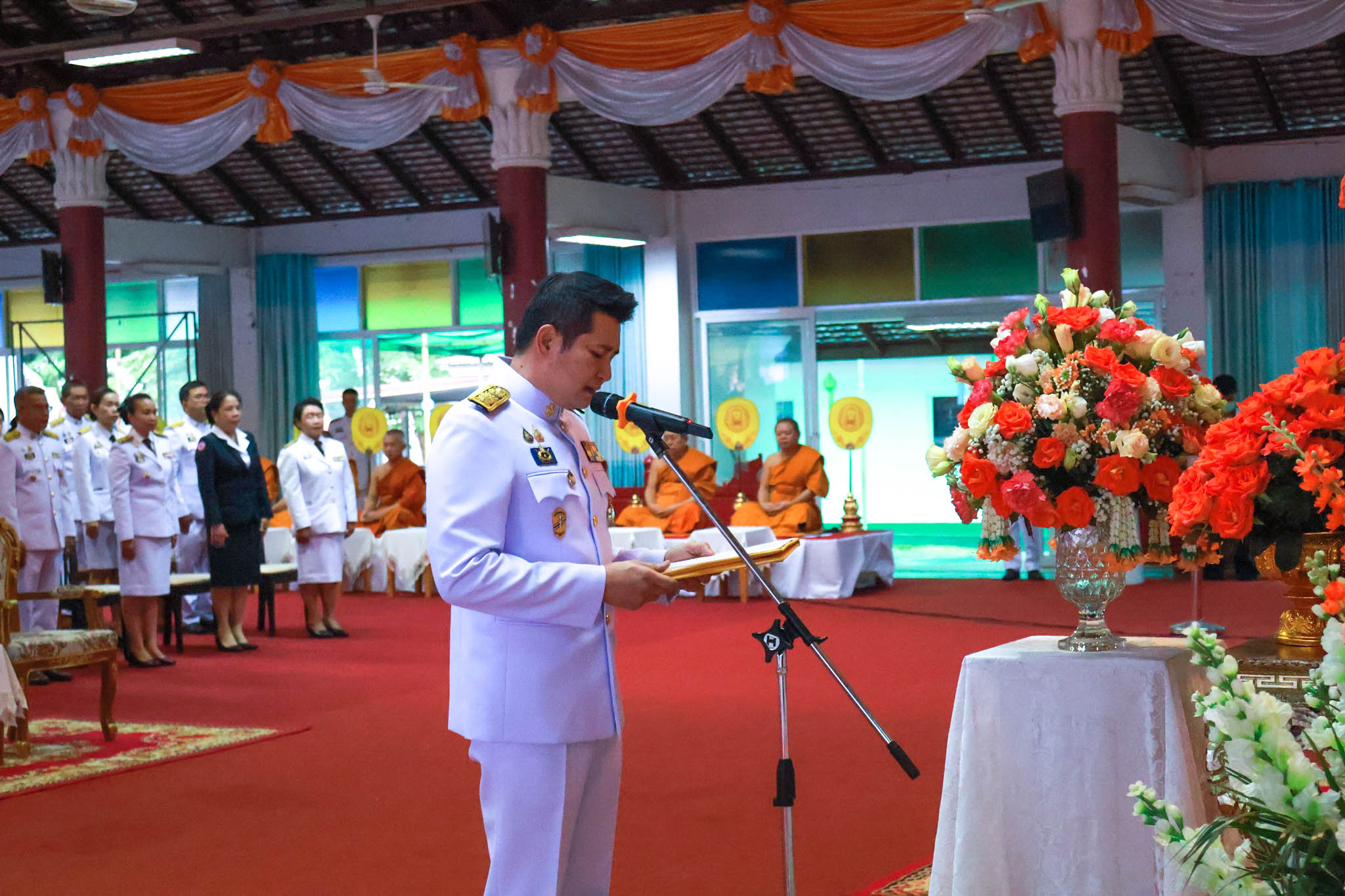 พช.น่าน ร่วมพิธีเจริญพระพุทธมนต์และถวายพระพรชัยมงคลสมเด็จพระเจ้าน้องนางเธอ เจ้าฟ้าจุฬาภรณวลัยลักษณ์ อัครราชกุมารี กรมพระศรีสวางควัฒน วรขัตติยราชนารี