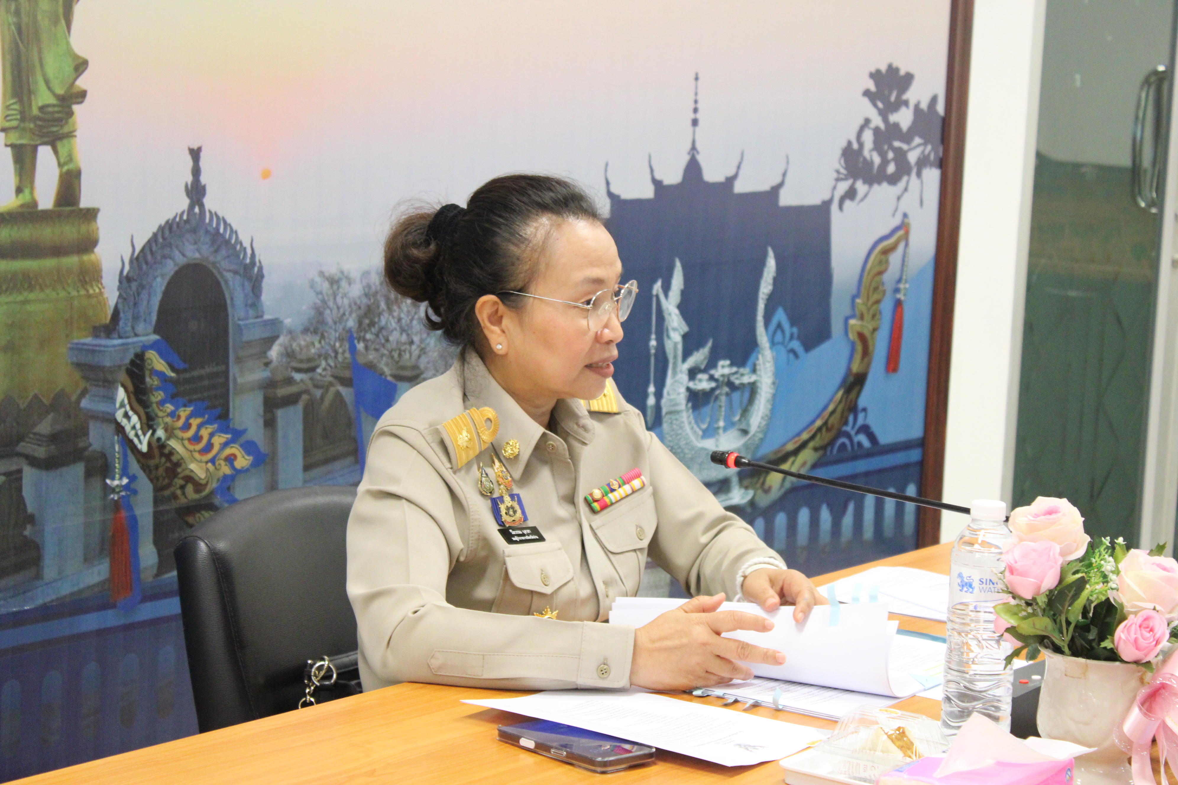 จังหวัดน่าน ประชุมคณะทำงานขับเคลื่อนกองทุนแม่ของแผ่นดิน จังหวัดน่าน ครั้งที่ 1/2568