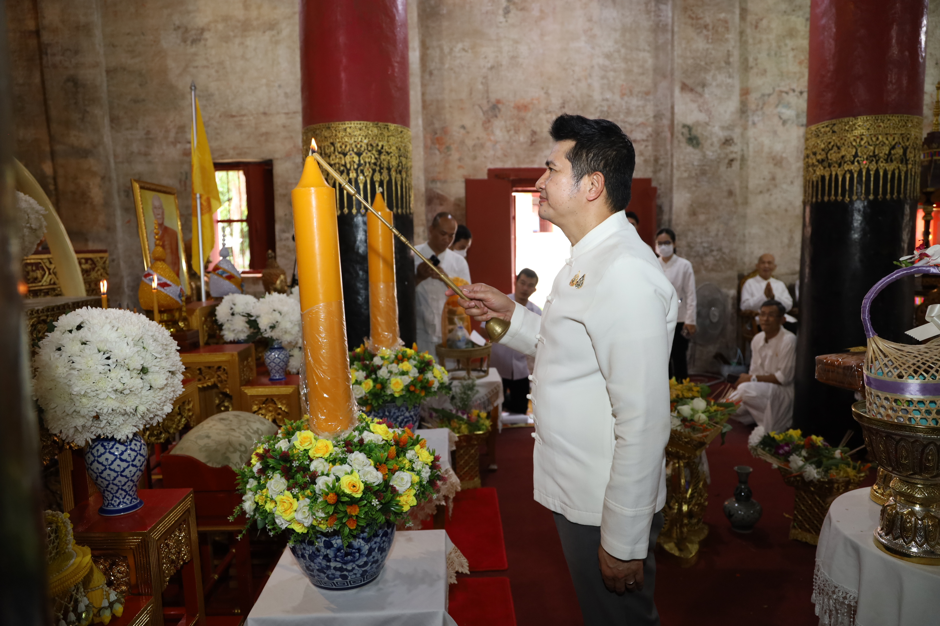 พช.น่าน ร่วมกิจกรรมทำบุญตักบาตรวันอาสาฬหบูชาและวันเข้าพรรษา ประจำปี 2568 ร่วมสืบสานประเพณีพุทธศาสนา